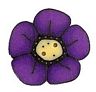 Small Violet Wildflower